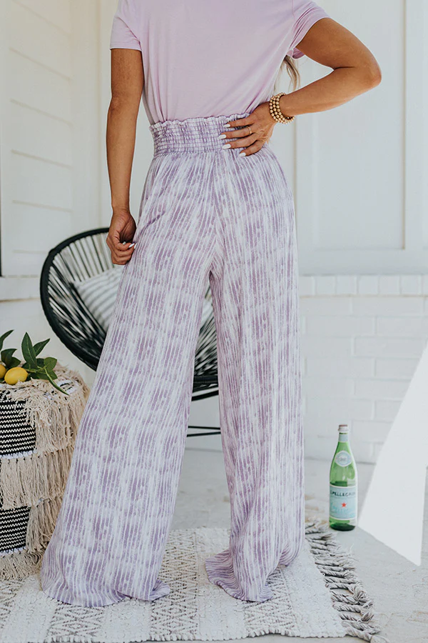 Malibu Cruise Stripe Pants In Purple - Image 5