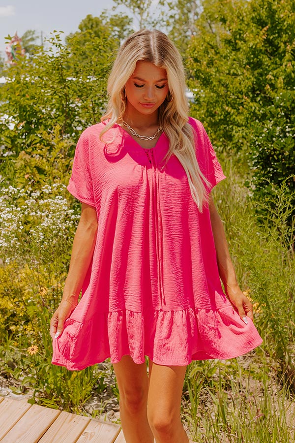 Malibu Villa Shift Dress in Pink - Image 2