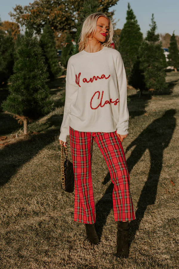 Mama Claus Tinsel Sweater - Image 4