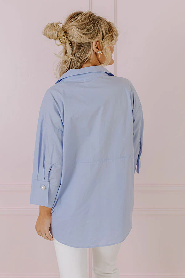 Manhattan Meeting Shift Top In Serenity - Image 5