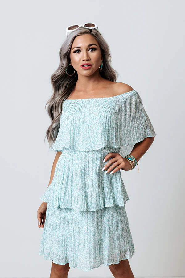 Marco Island Tiered Dress In Island Paradise - Image 2