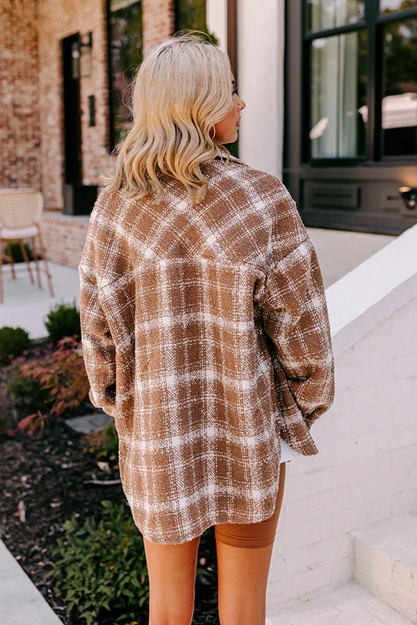 Market Square Lightweight Jacket in Mocha - Image 4