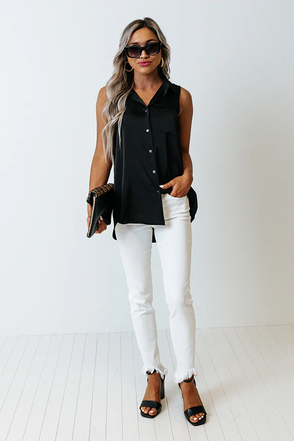 Martini Nights Shift Top In Black - Image 4