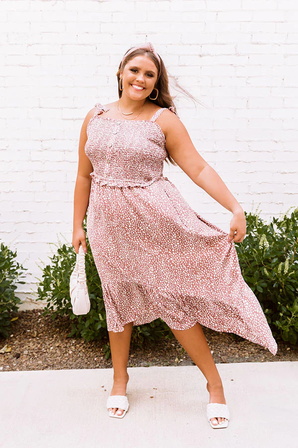 Maya Riviera Smocked Midi Curves - Image 4