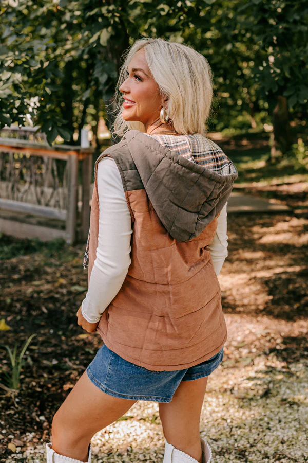 Meet Me By The Bonfire Color Block Vest - Image 5