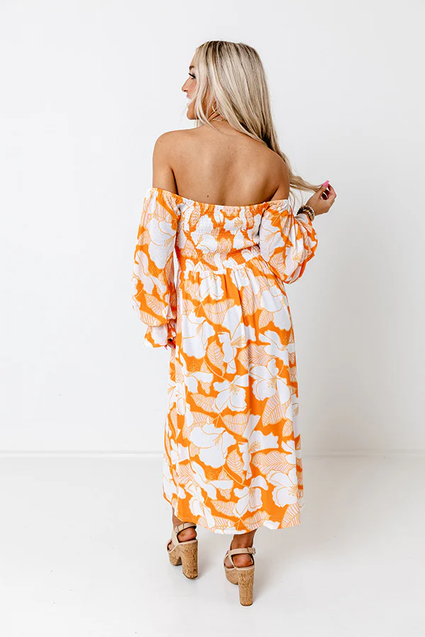 Meeting For Brunch Floral Midi - Image 3