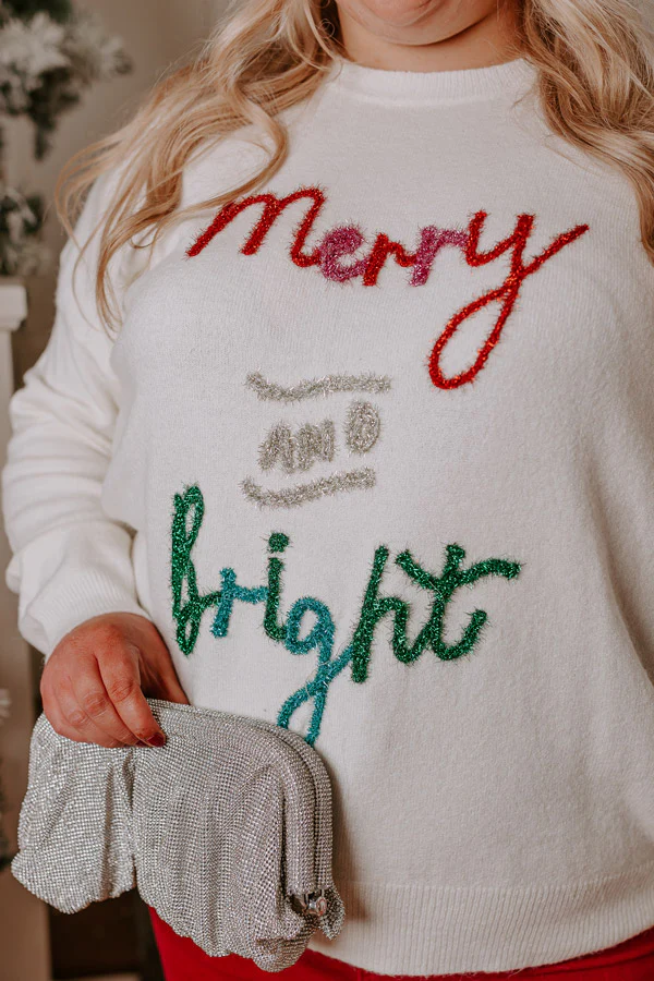 Merry And Bright Tinsel Sweater Curves - Image 4