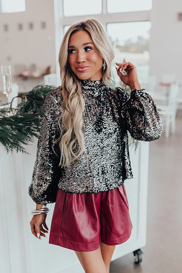 Mesmerizing Sight Sequin Top - Image 4