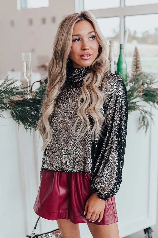 Mesmerizing Sight Sequin Top - Image 6
