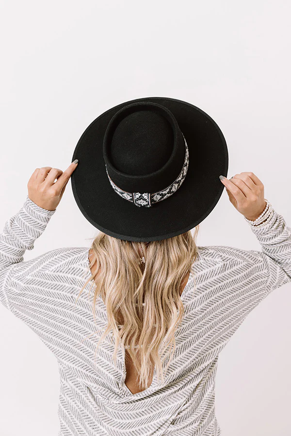 Modern Cabin Wool Stiff Brim Fedora - Image 4