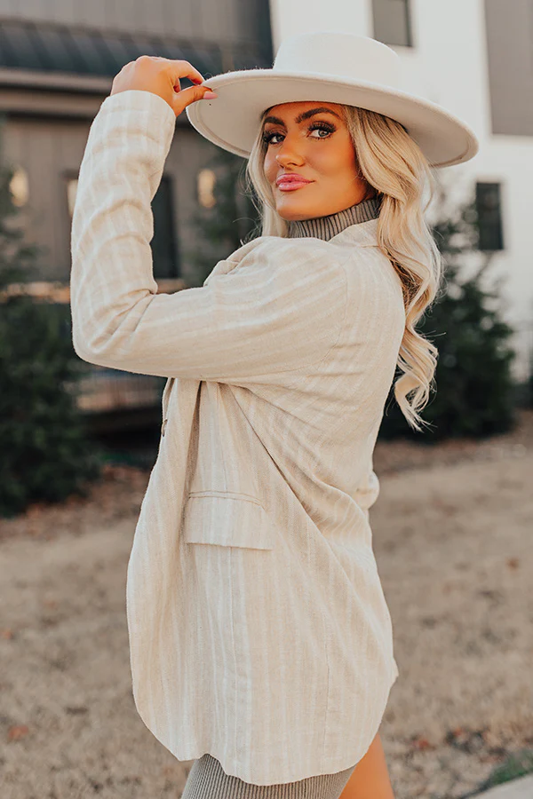 Modern Days Linen-Blend Blazer - Image 8