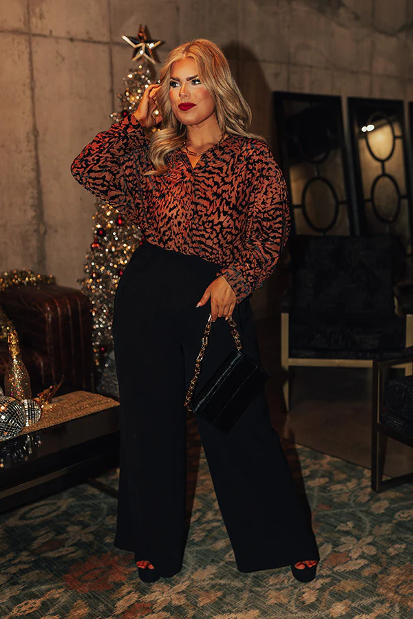 Modern Muse Velvet Burnout Top in Iced Mocha Curves - Image 6