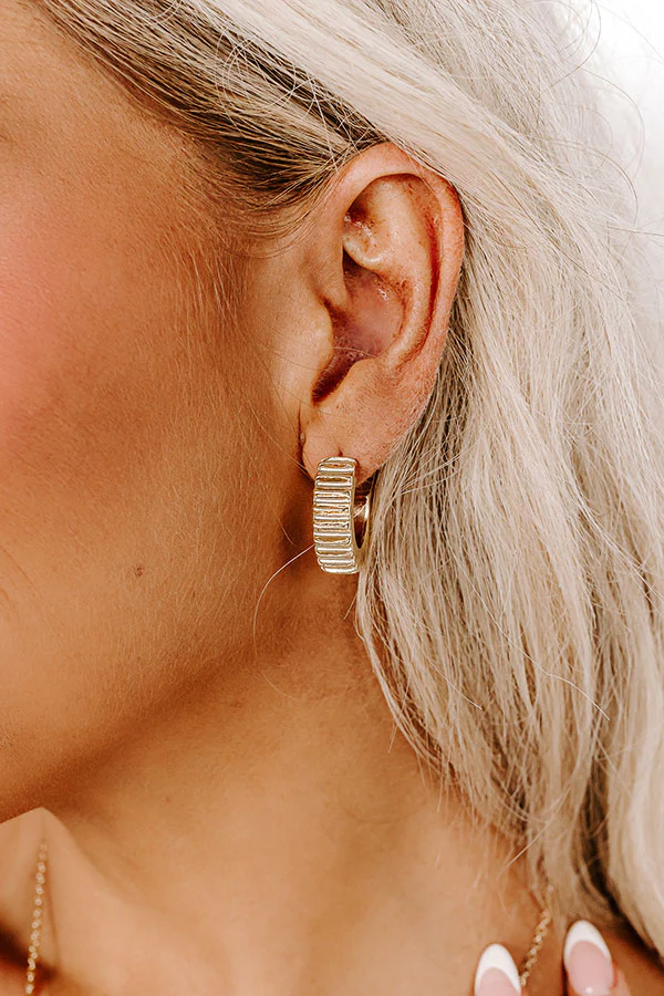 Moment Of Inspiration Huggie Earrings - Image 2