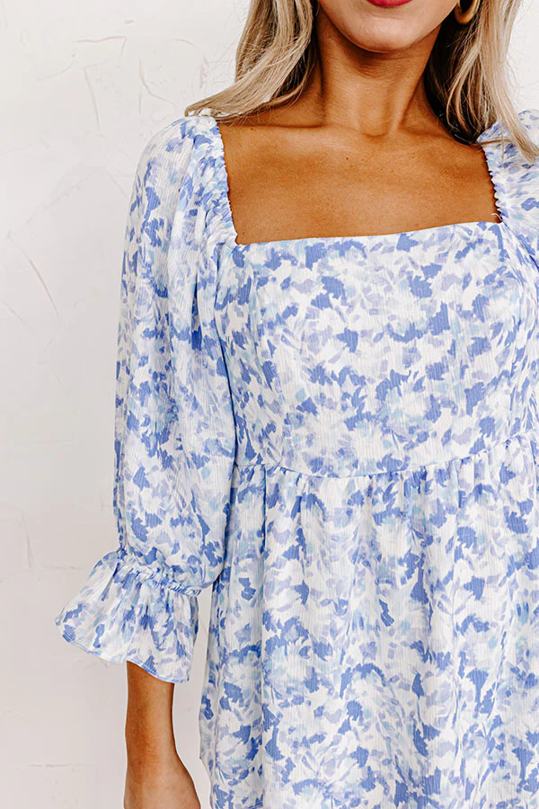 Moving To The Keys Top In Periwinkle - Image 4