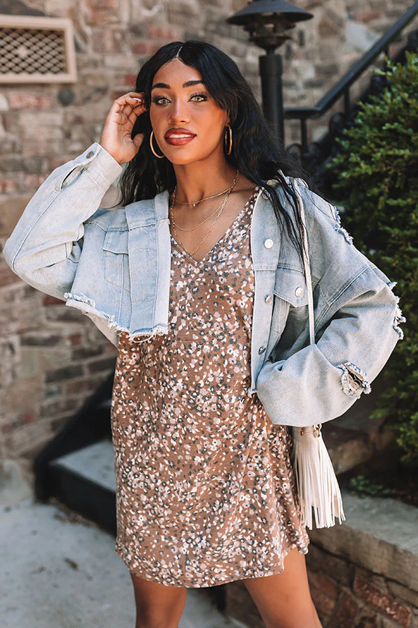 Neighborhood Walk Leopard T-Shirt Dress - Image 4