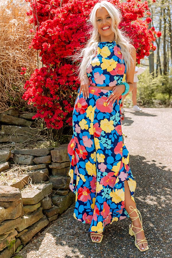 Neon Lights High Waist Floral Pants - Image 5