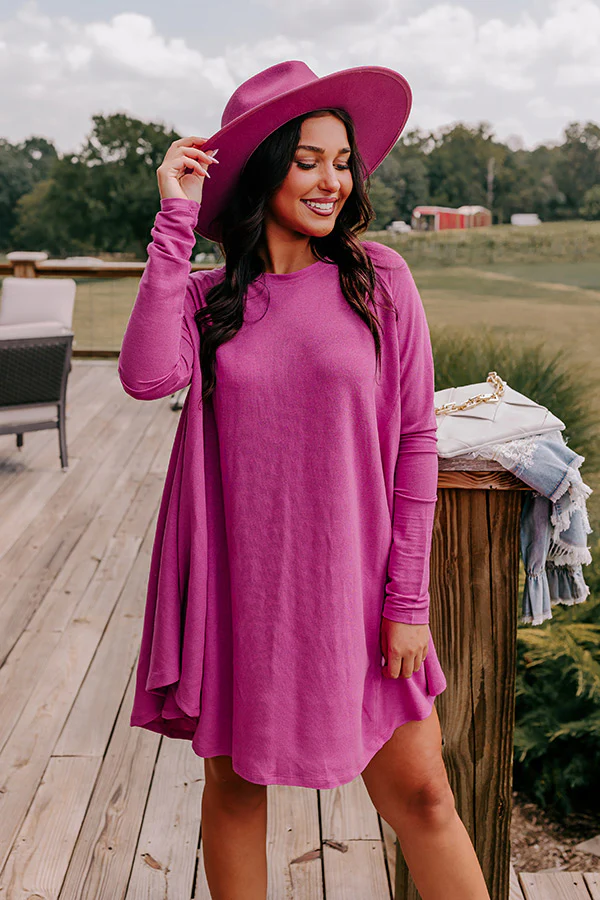 New Chapter Tunic Dress In Pink - Image 2
