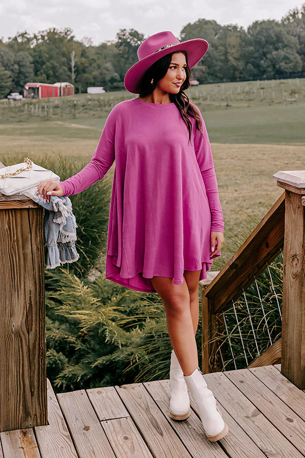 New Chapter Tunic Dress In Pink - Image 3