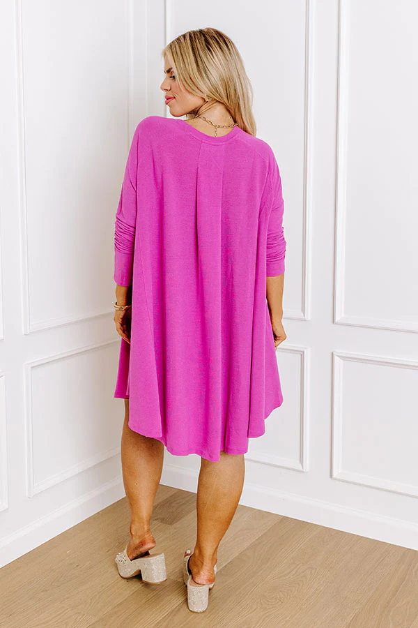 New Chapter Tunic Dress in Pink Curves - Image 4