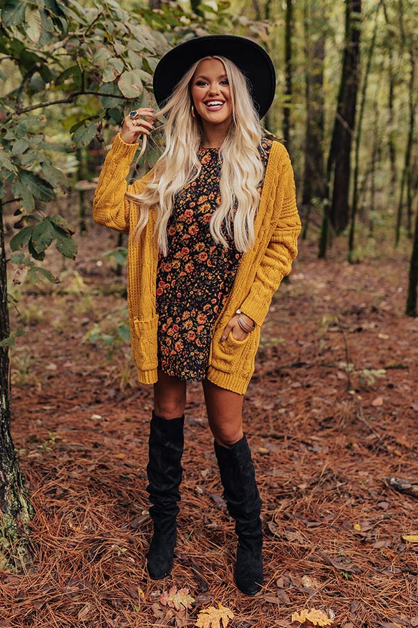 Nothing But The Best Cable Knit Cardigan In Primrose Yellow - Image 2