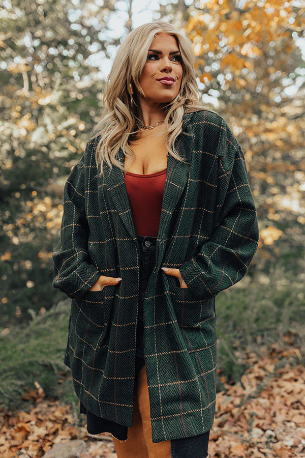 Oak & Maple Plaid Coat Curves - Image 4
