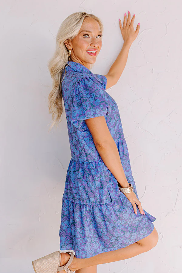 Ojai Afternoon Floral Mini Dress - Image 3
