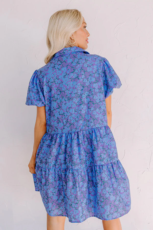 Ojai Afternoon Floral Mini Dress - Image 4