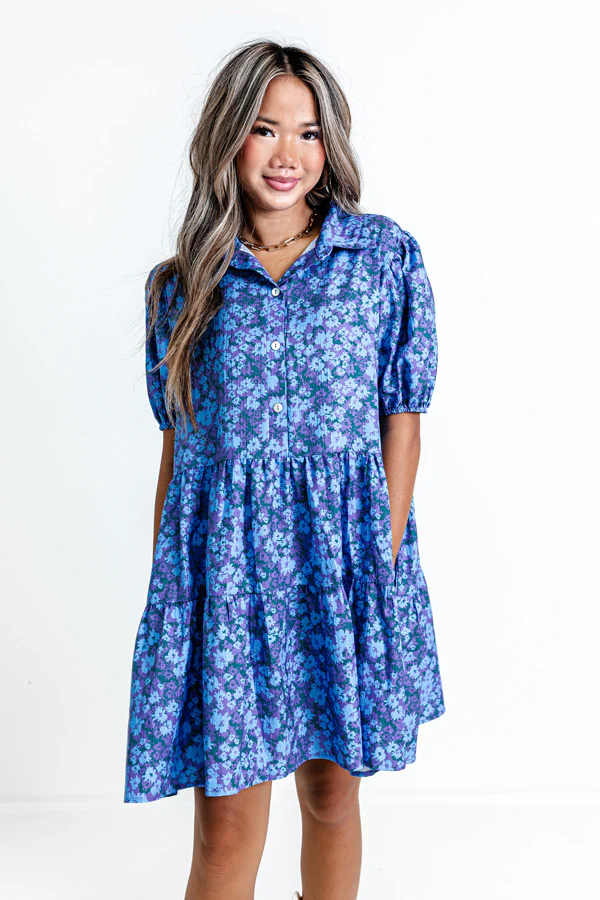 Ojai Afternoon Floral Mini Dress - Image 7
