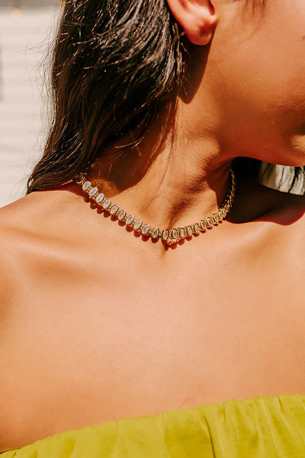 Oval Tennis Necklace - Image 2