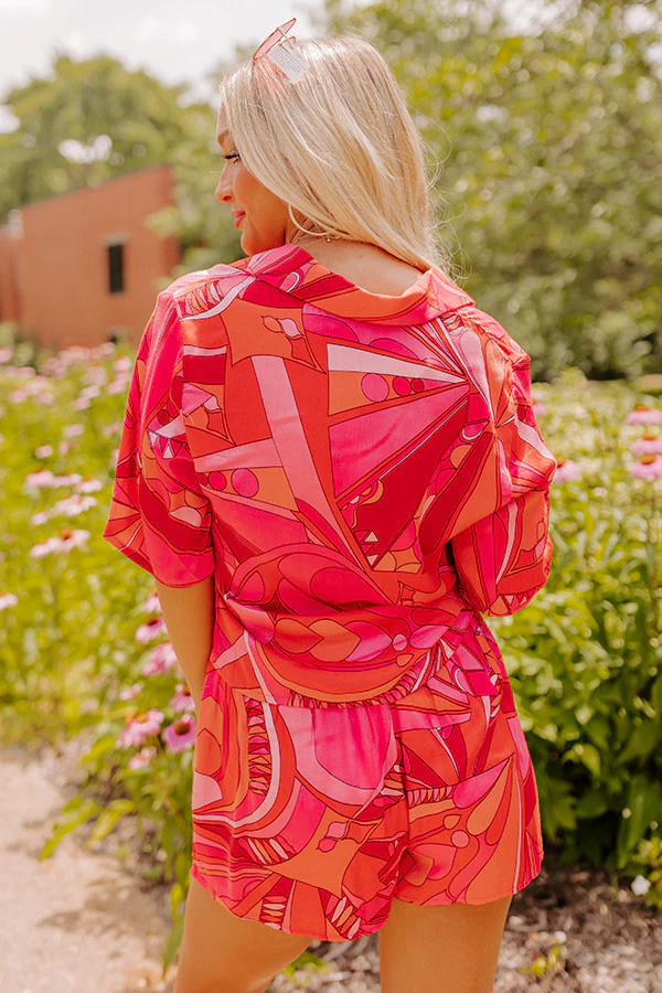 Over The Ocean Button Up Top - Image 4