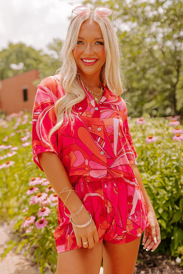 Over The Ocean Button Up Top - Image 5