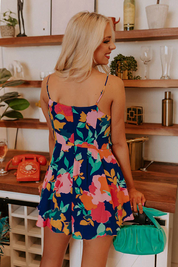 Over The Ocean Floral Romper - Image 4