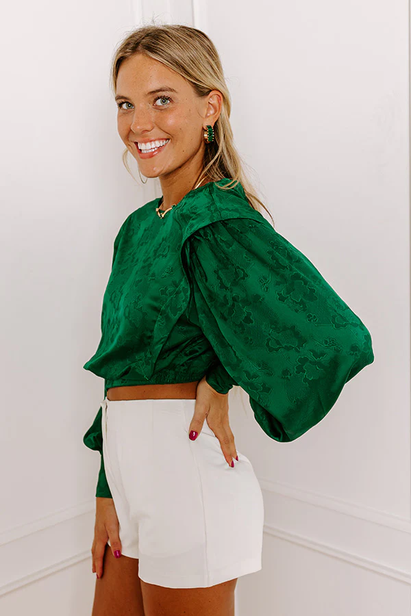 Pair With A Smile Satin Top - Image 3