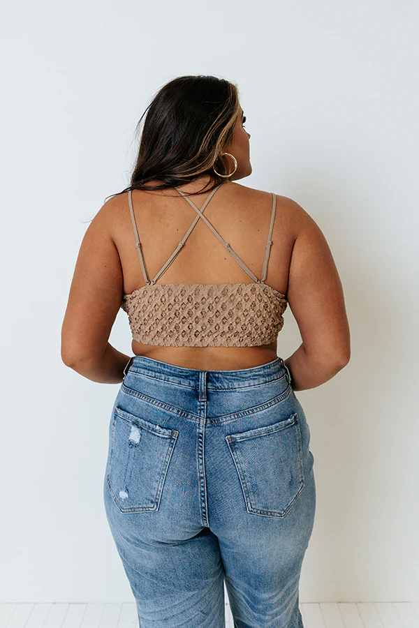 Paris Premier Lace Bralette In Mocha Curves - Image 4