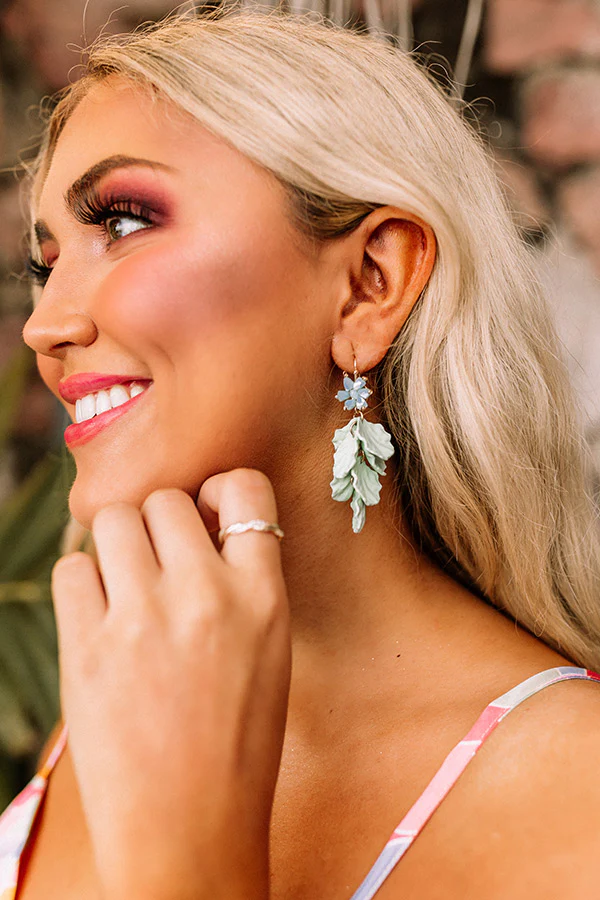Parkside Pretty Earrings In Mint - Image 3