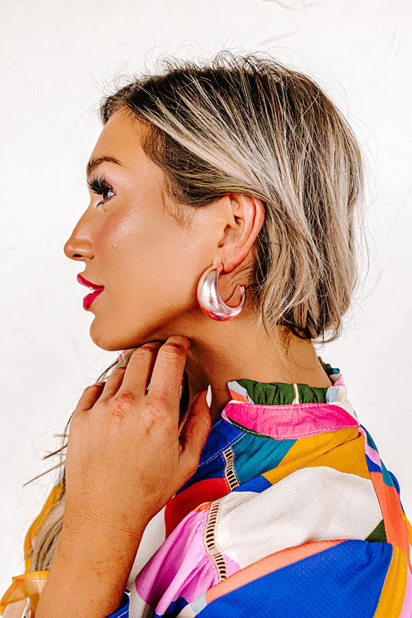 Party In Galveston Earrings In Pink - Image 3