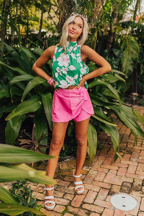Party On The Go Skort in Pink - Image 7