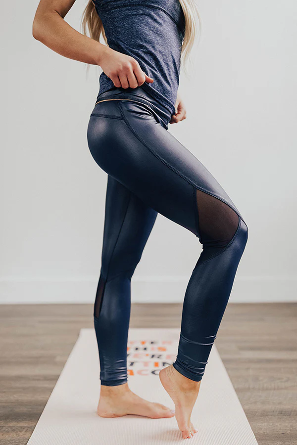Pep In Your Step Midrise Faux Leather Legging - Image 3