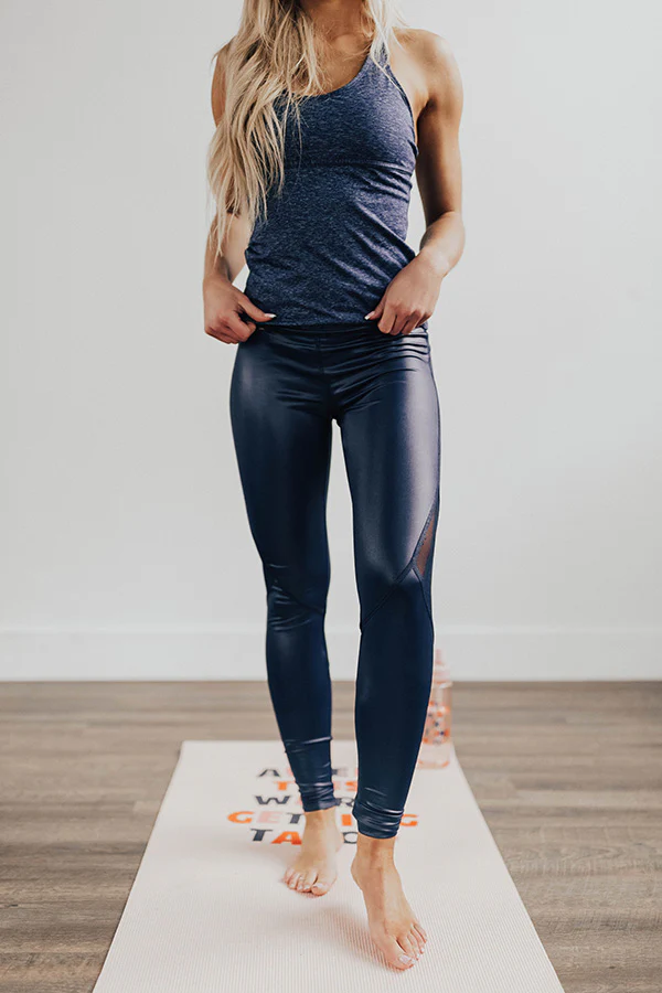Pep In Your Step Midrise Faux Leather Legging - Image 4