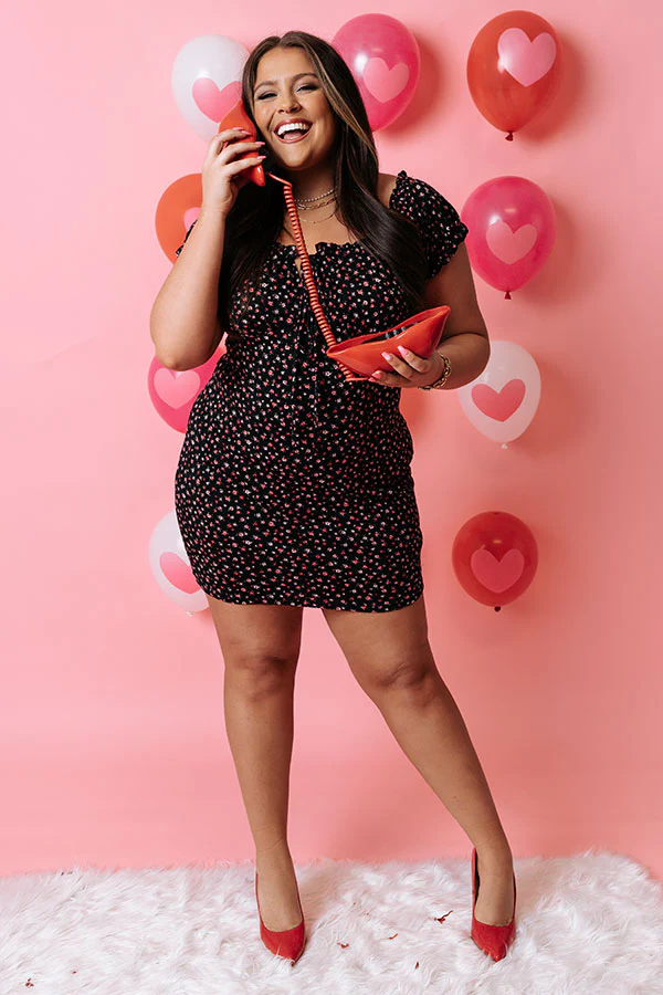 Perfect Night Dress In Black Curves - Image 3