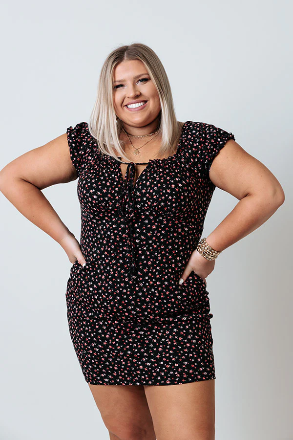 Perfect Night Dress In Black Curves - Image 5