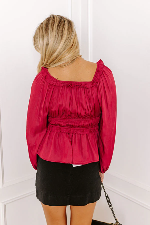Perfect Soiree Ruffle Top - Image 3