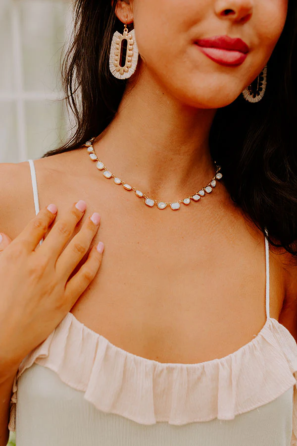 Perfectly Polished Necklace In White - Image 3