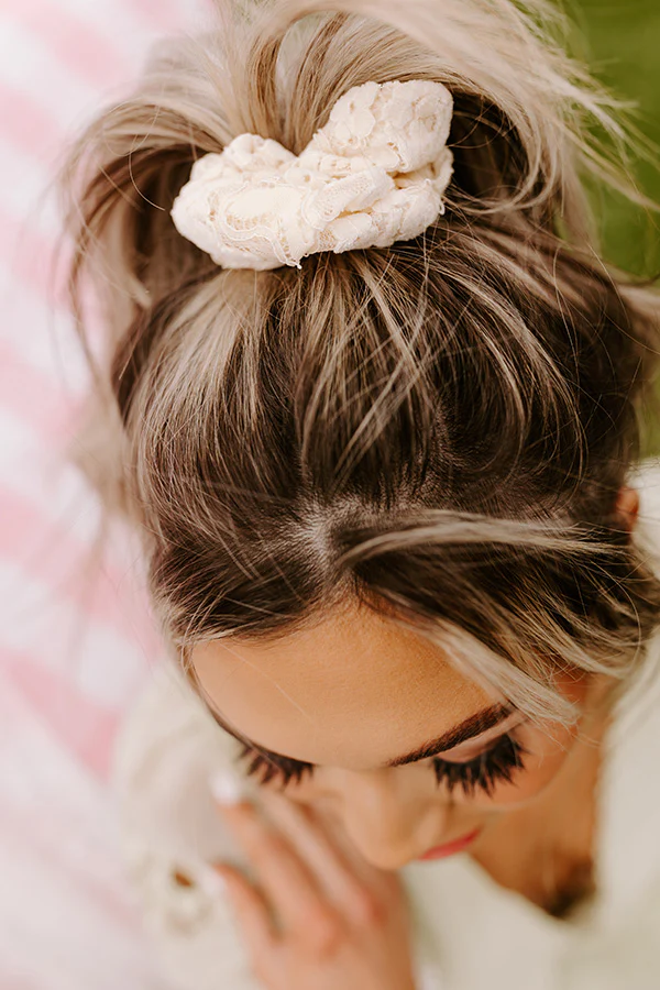 Picnic Please Lace Scrunchie - Image 2