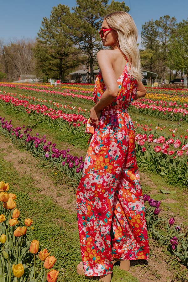 Pics Of Paradise Floral Jumpsuit - Image 6