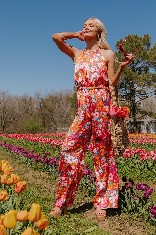 Pics Of Paradise Floral Jumpsuit - Image 7