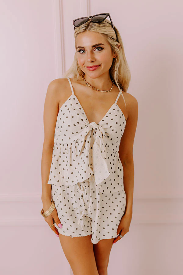 Play It Up Polka Dot Shorts - Image 7