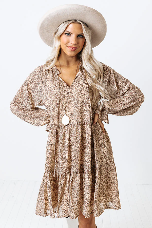 Play The Hits Leopard Shift Dress - Image 2