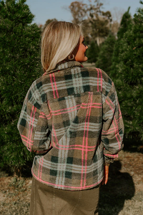Plush Comfort Plaid Jacket - Image 5