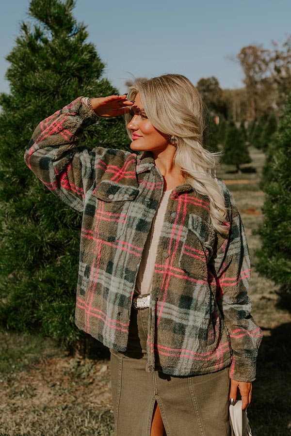 Plush Comfort Plaid Jacket - Image 6